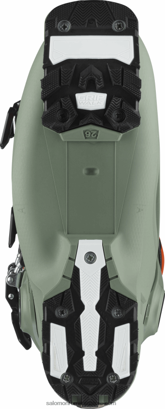 Salomon verde ulei/negru/portocaliu junior - ghete all-mountain copii - shift pro 80t la 6D8X2J1373