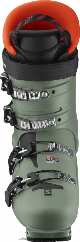 Salomon verde ulei/negru/portocaliu junior - ghete all-mountain copii - shift pro 80t la 6D8X2J1373