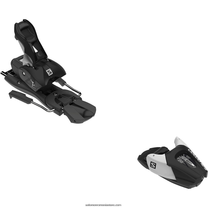 Salomon alb negru junior - legături all-mountain pentru copii - l7 gripwalk 6D8X2J1381