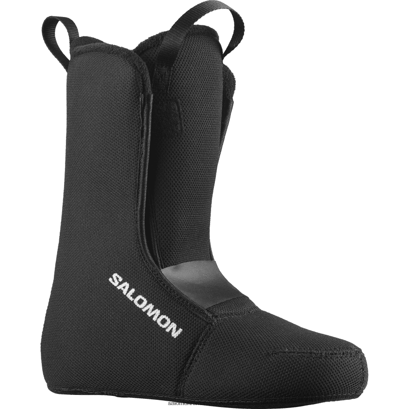 Salomon alb negru junior - ghete snowboard copii - project boa 6D8X2J1404
