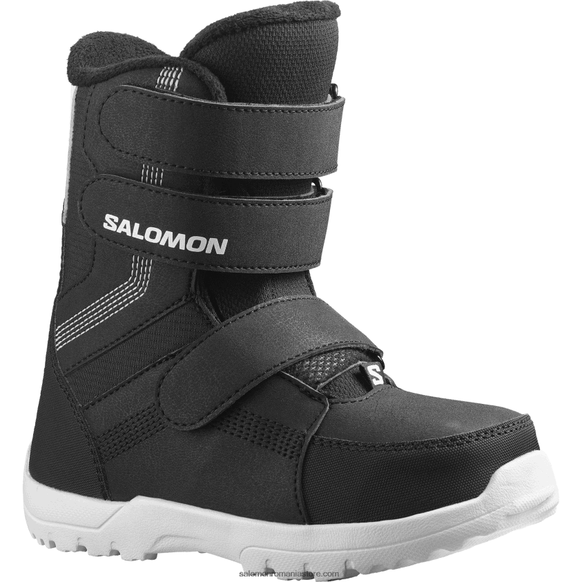 Salomon alb negru junior - ghete snowboard pentru copii - whipstar 6D8X2J1403