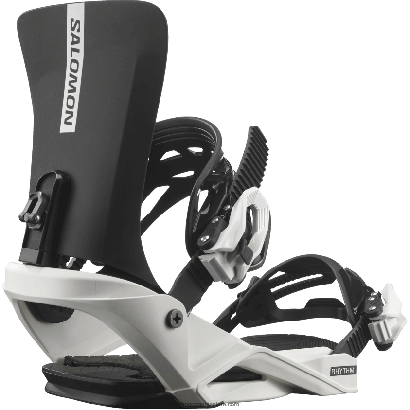 Salomon alb negru junior - legături snowboard copii - ritm 6D8X2J1405