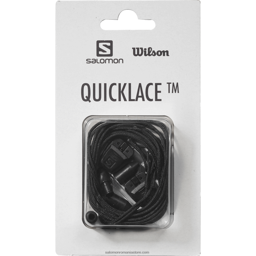Salomon negru piese de schimb dama - kit de dantela rapida 6D8X2J794
