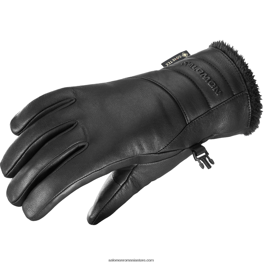 Salomon negru adânc manusi de dama - gore-tex nativ 6D8X2J988