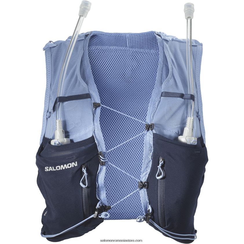 Salomon conac englezesc/iris negru vestă de alergare pentru femei cu baloane incluse - piele adv 12 6D8X2J966