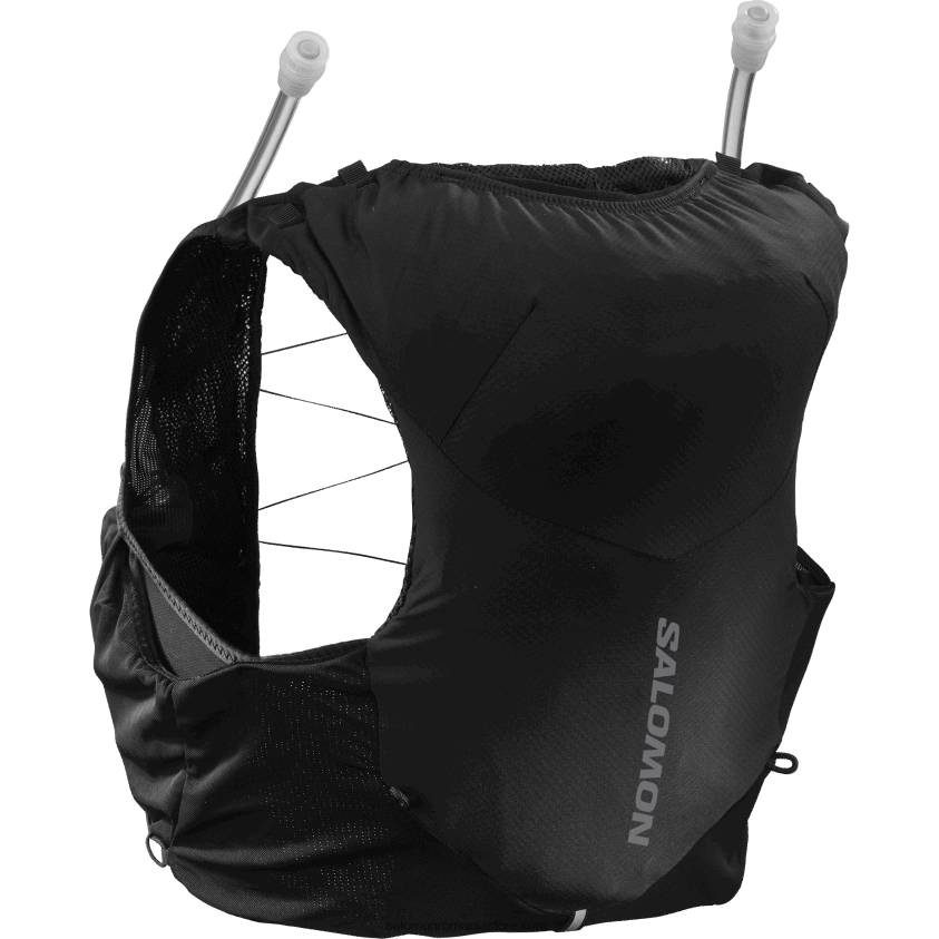 Salomon negru/abanos vestă de alergare pentru femei cu baloane incluse - piele adv 5 6D8X2J972