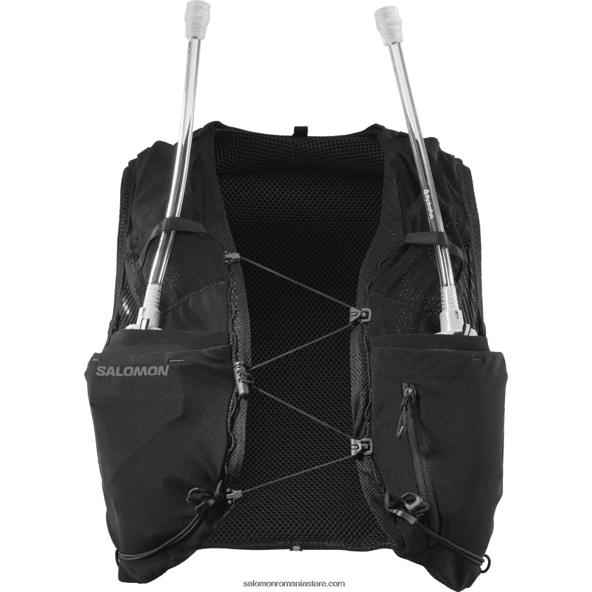 Salomon negru/abanos vestă de alergare pentru femei cu baloane incluse - piele adv 5 6D8X2J972