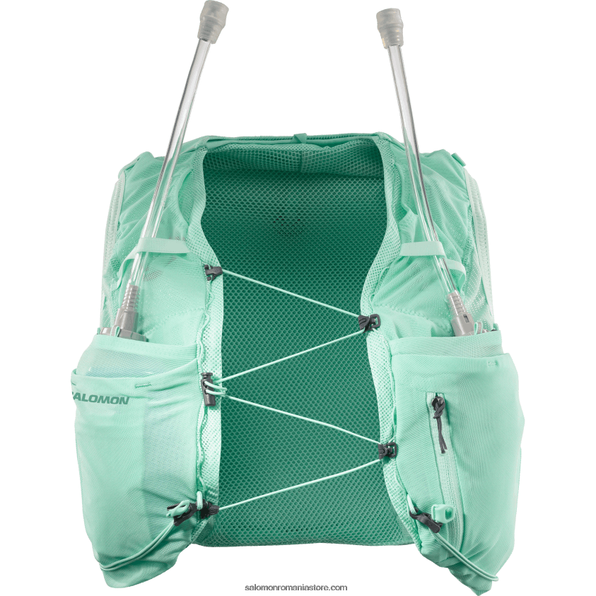 Salomon sticla de plaja/abanos/albastru piscina vestă de alergare pentru femei cu baloane incluse - piele adv 12 6D8X2J965