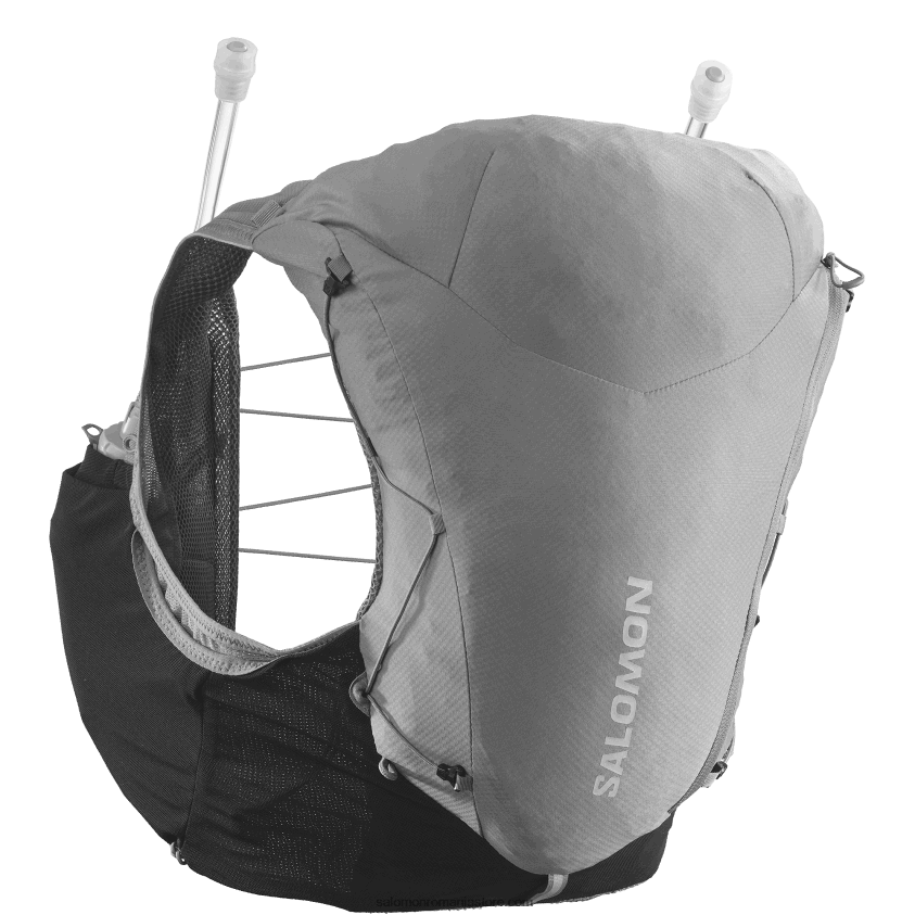 Salomon umbra linistita/negru vestă de alergare pentru femei cu baloane incluse - piele adv 12 6D8X2J968