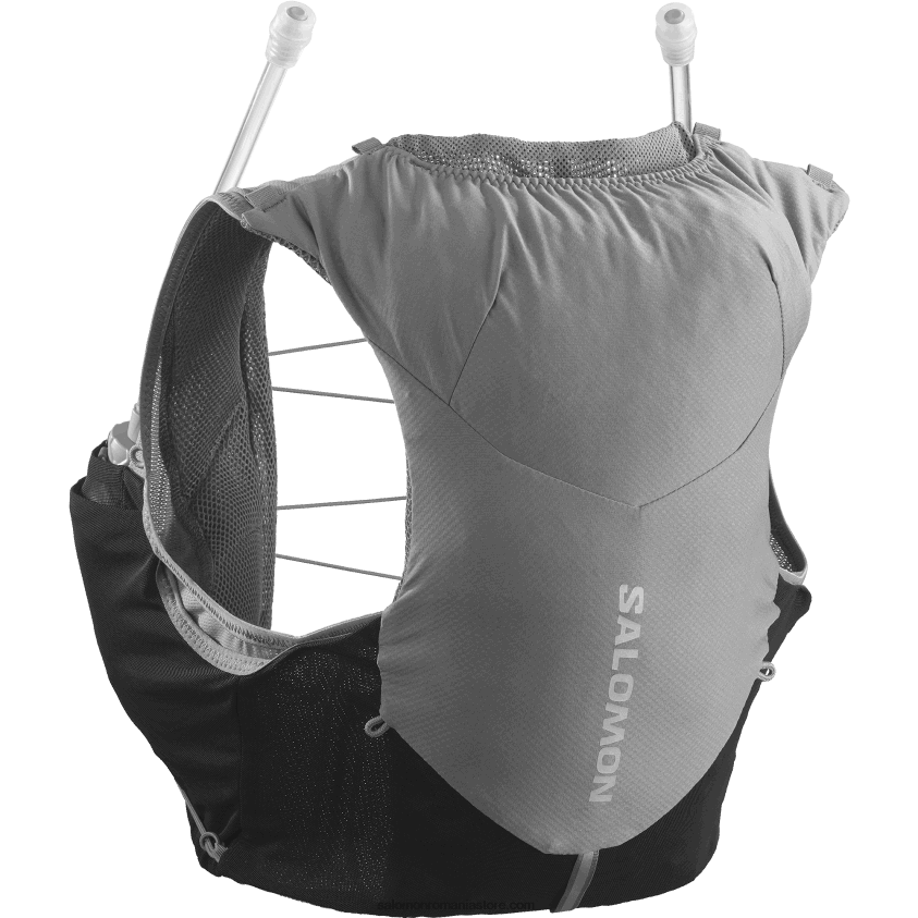 Salomon umbra linistita/negru vestă de alergare pentru femei cu baloane incluse - piele adv 5 6D8X2J973