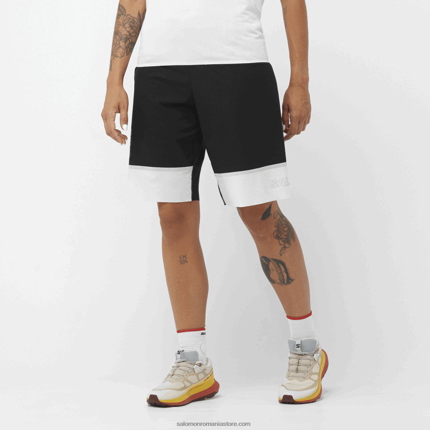 Salomon alb/negru profund pantaloni scurți de damă - shortney 6D8X2J1188