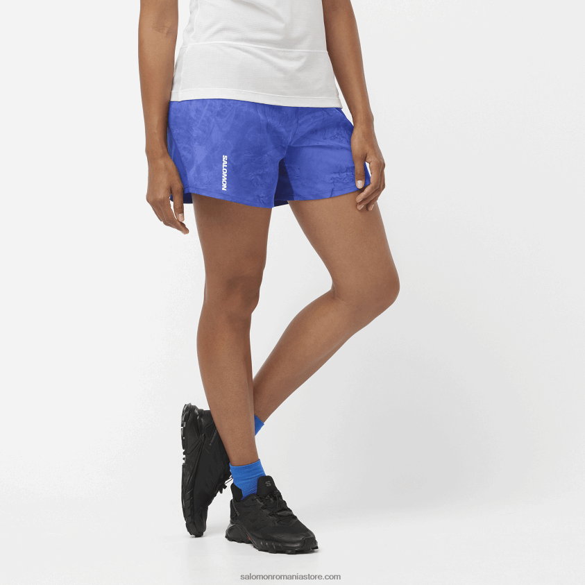 Salomon chambray blue/ao/surf the web pantaloni scurți de damă - cruce 5 6D8X2J1179