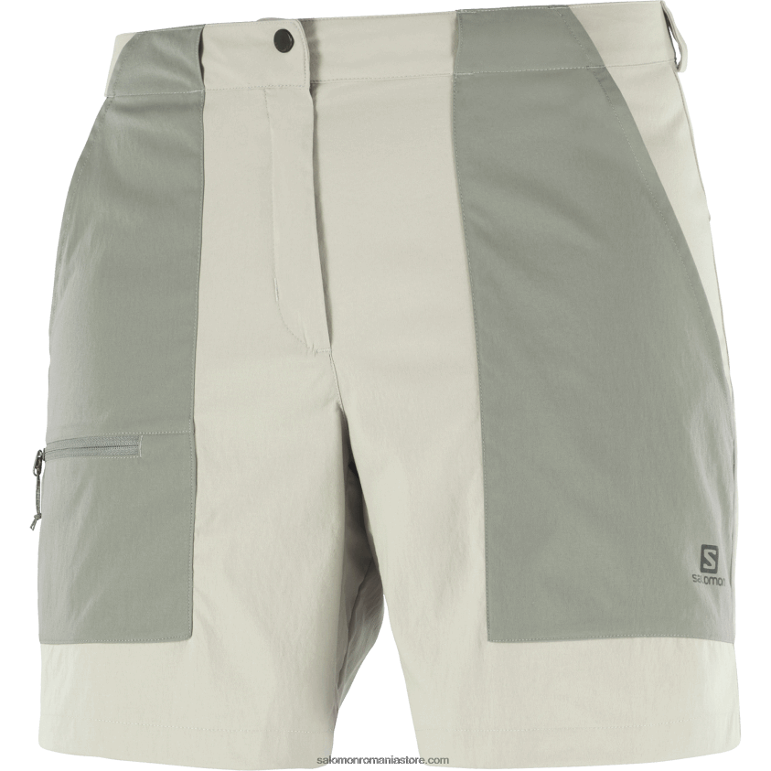 Salomon fier forjat/salvie sedona pantaloni scurți de damă - outrack 6D8X2J958