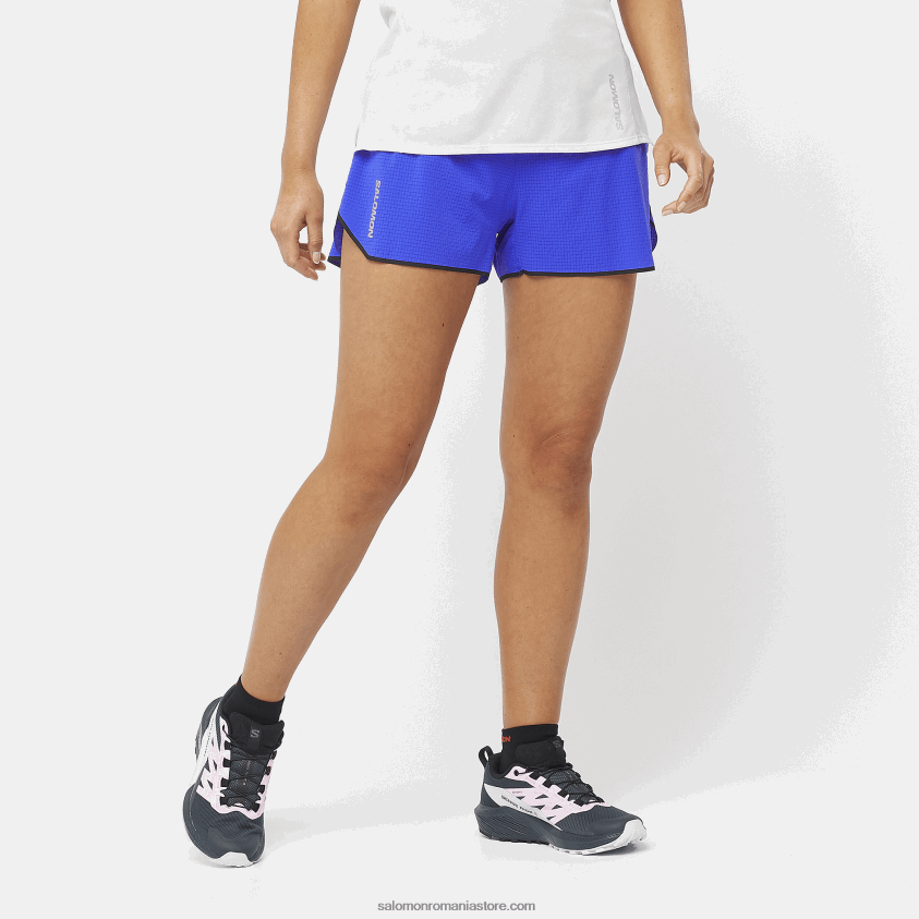 Salomon navigheaza pe internet pantaloni scurți de damă - sense aero 3 6D8X2J1176