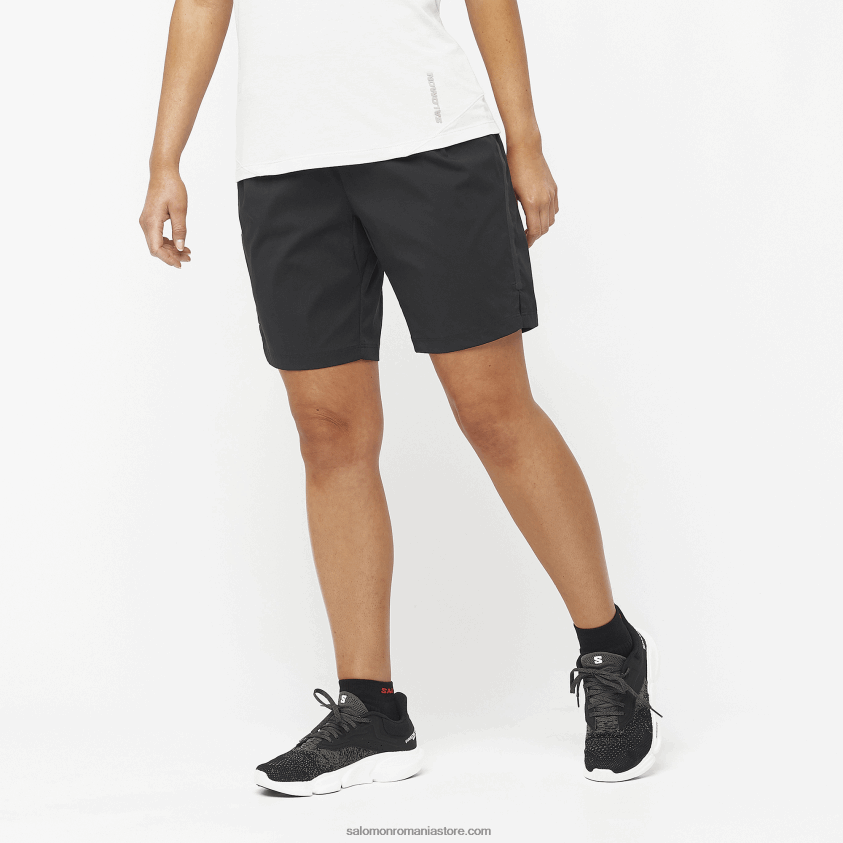 Salomon negru adânc pantaloni scurți de damă - runlife 6D8X2J1172