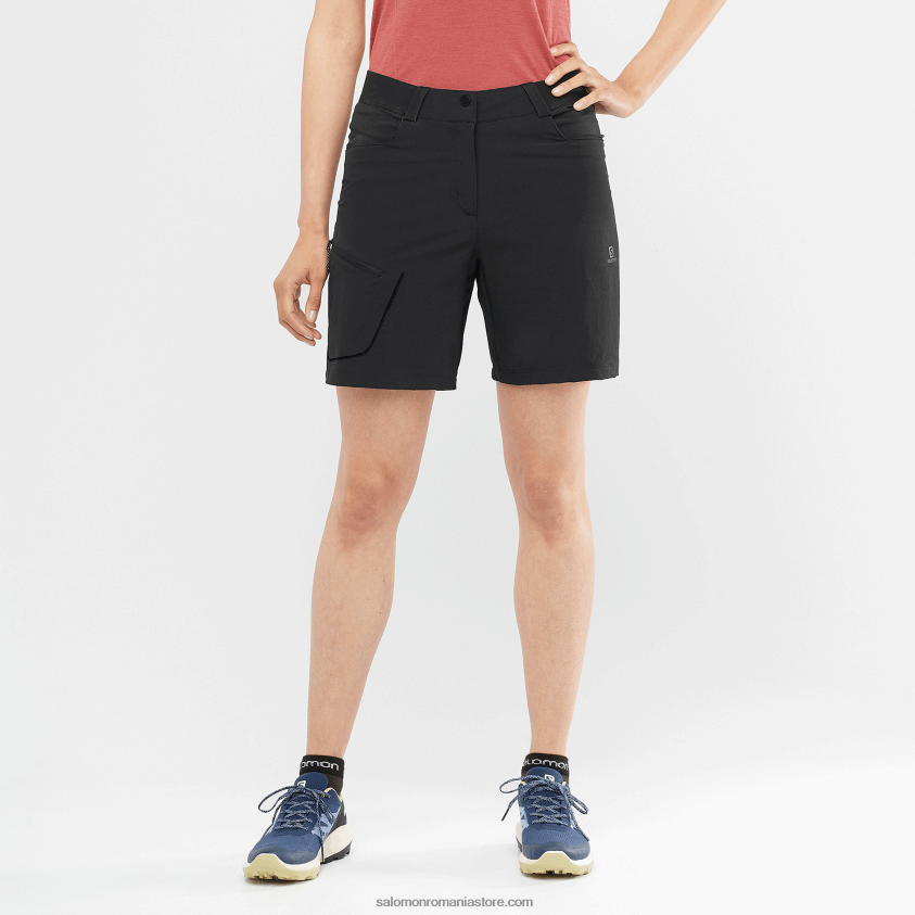 Salomon negru pantaloni scurți de damă - wayfarer 6D8X2J950