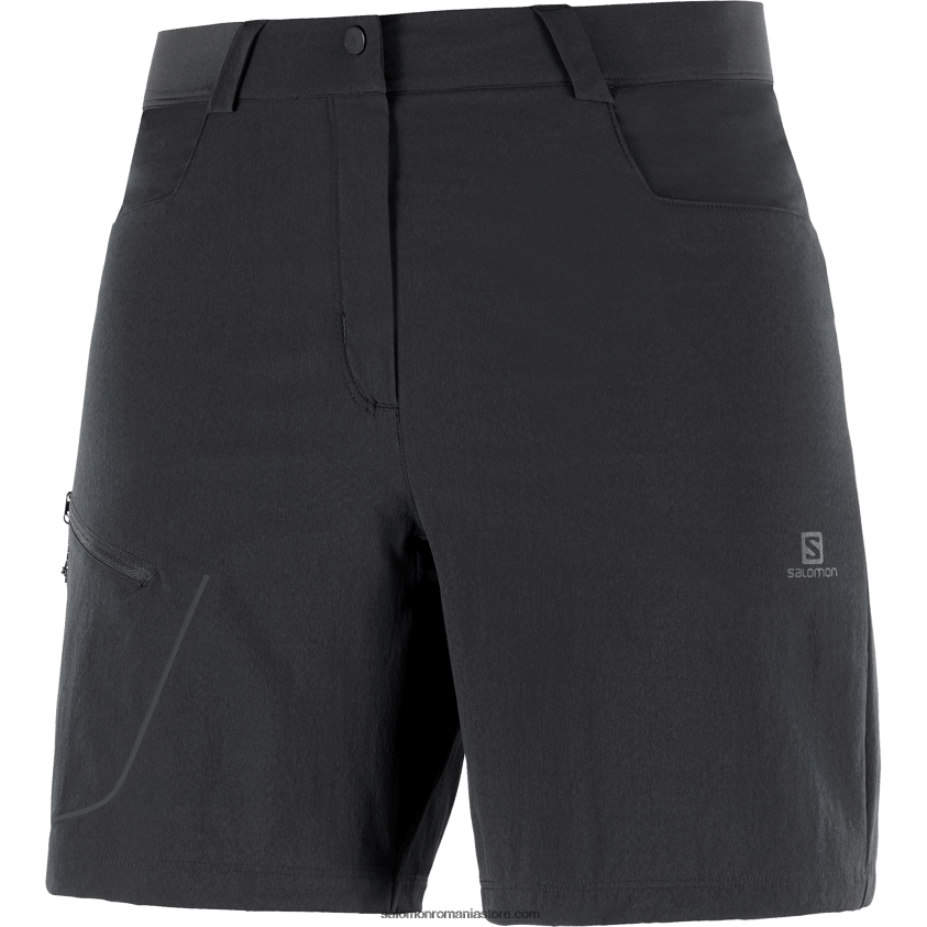 Salomon negru pantaloni scurți de damă - wayfarer 6D8X2J950