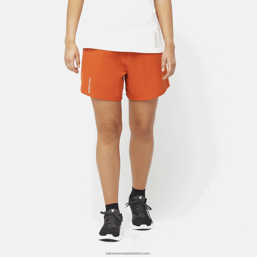 Salomon ocru ars pantaloni scurți de damă - cruce 5 6D8X2J1178