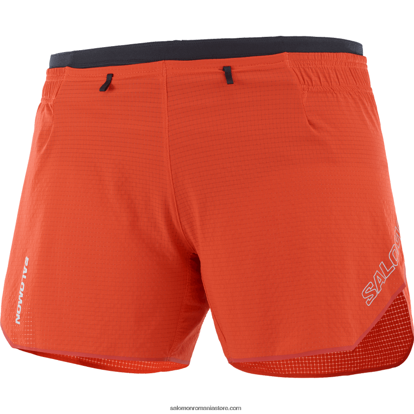 Salomon roșu aprins pantaloni scurți de damă - sense aero 5 6D8X2J963