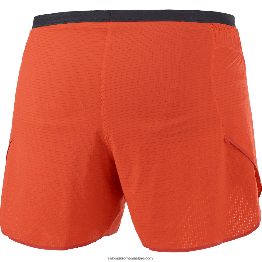 Salomon roșu aprins pantaloni scurți de damă - sense aero 5 6D8X2J963