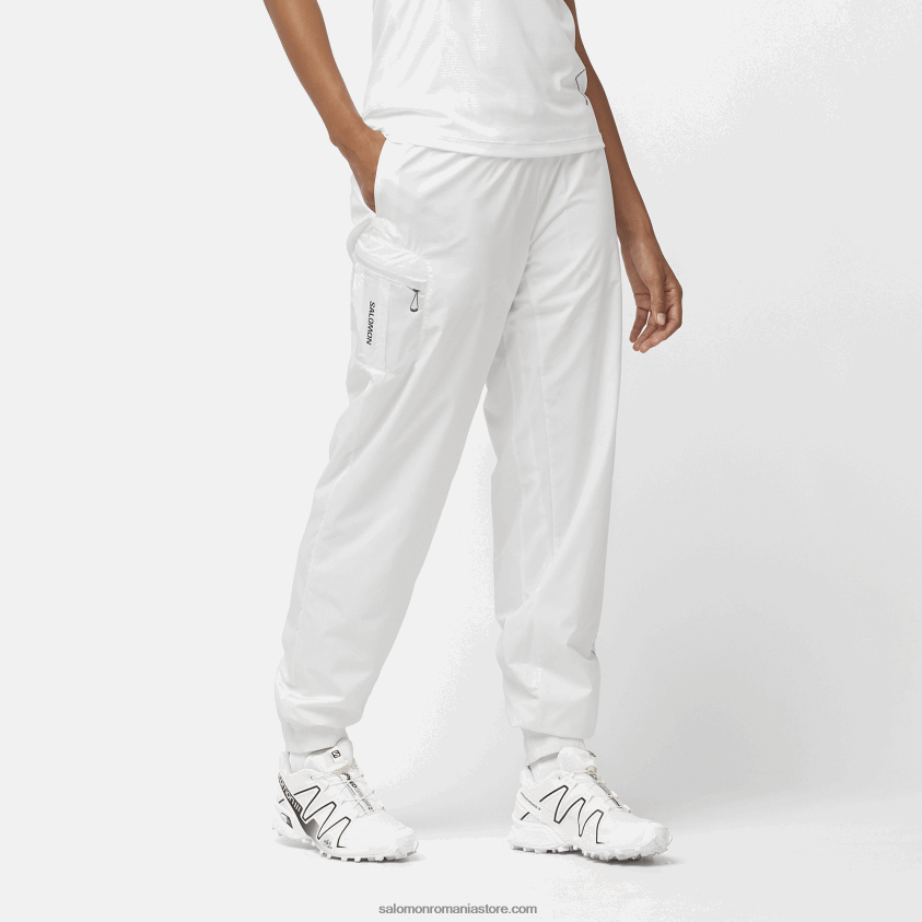 Salomon alb pantaloni dama - echipat 6D8X2J943