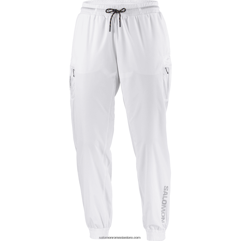 Salomon alb pantaloni dama - echipat 6D8X2J943