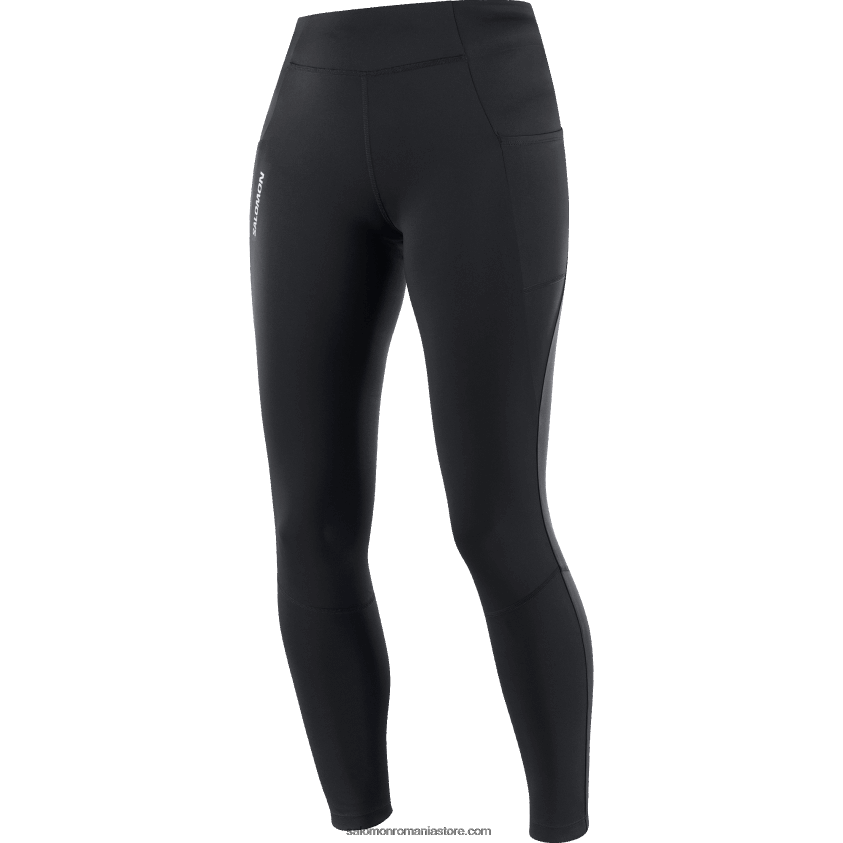 Salomon negru adânc colanti dama - cross run 28 6D8X2J1163
