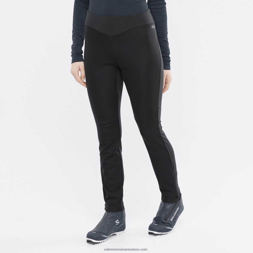 Salomon negru adânc colanti dama - gore tex infinium windstopper 6D8X2J1164