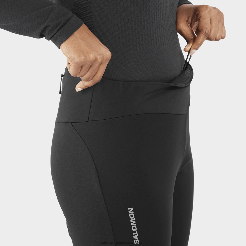 Salomon negru adânc colanti dama - gore tex infinium windstopper 6D8X2J1164