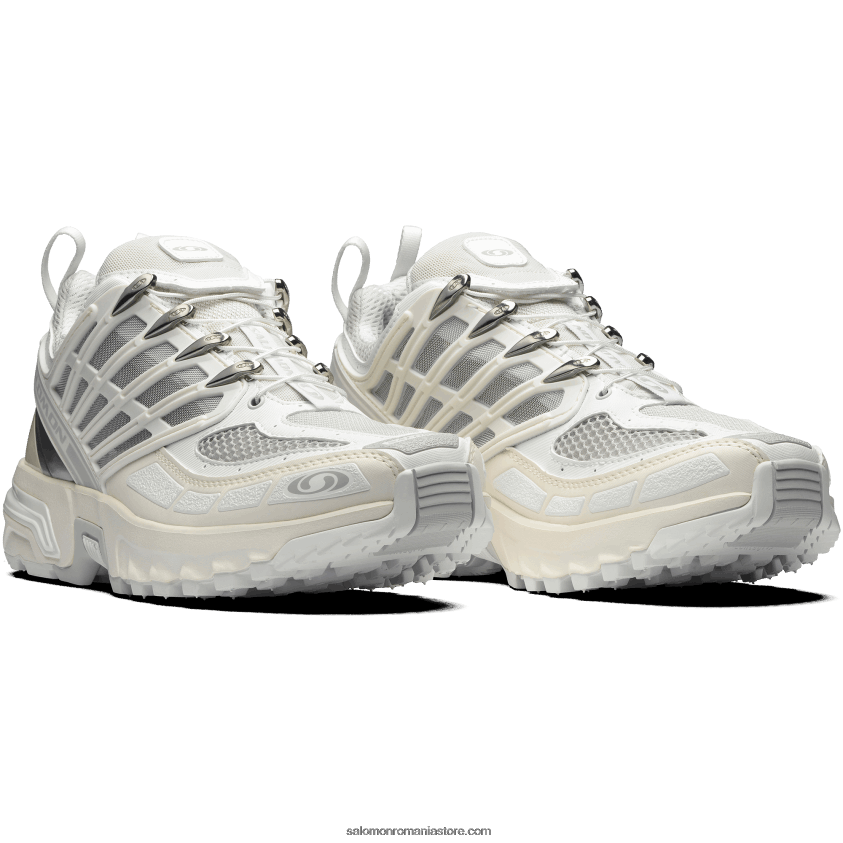 Salomon gheață albă/vanilie/rocă lunară pantofi sport dama - acs pro 6D8X2J762