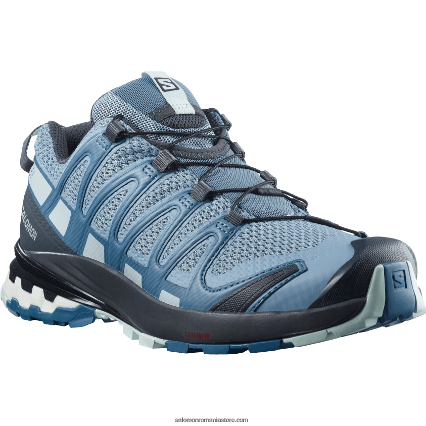 Salomon albastru Ashley/abanos/albastru opal pantofi de alergare pentru femei - xa pro 3d v8 6D8X2J1535