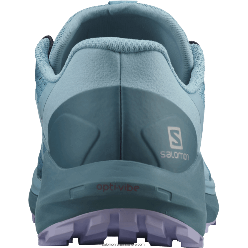 Salomon albastru delphinium/albastru mallard/lavandă pantofi de alergare trail damă - sense ride 4 6D8X2J1537