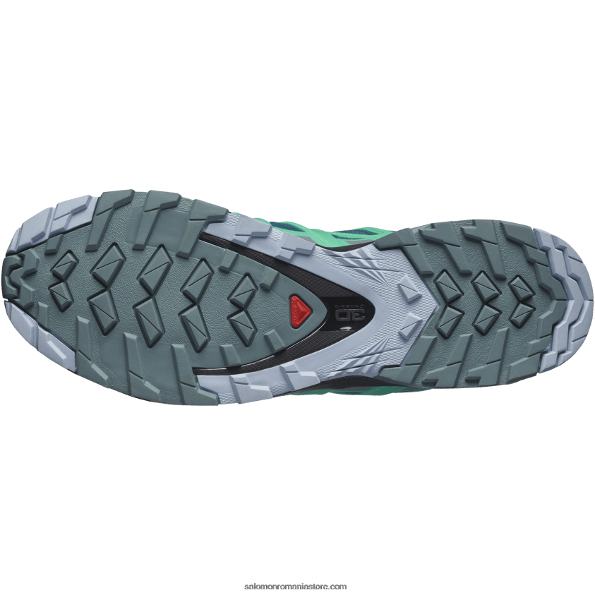 Salomon albastru legion/trooper/frunză de mentă pantofi de trail de damă - xa pro 3d v8 gore-tex 6D8X2J1539
