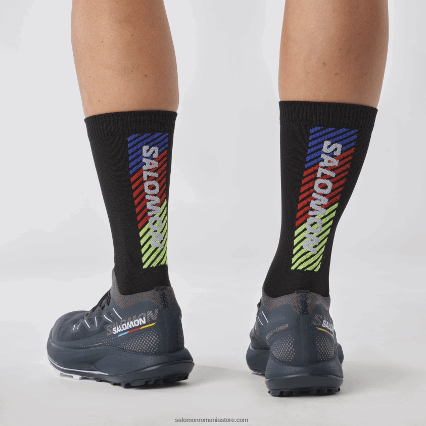 Salomon carbon/înflorire de orhidee/gheață arctică pantofi de alergare trail damă - pulsar trail pro 2 6D8X2J1493
