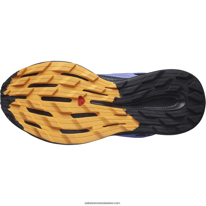 Salomon catifea dimineata/negru/portocaliu aprins pantofi de alergare trail damă - pulsar trail 6D8X2J1510