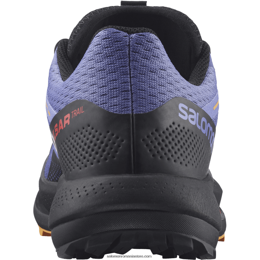 Salomon catifea dimineata/negru/portocaliu aprins pantofi de alergare trail damă - pulsar trail 6D8X2J1510