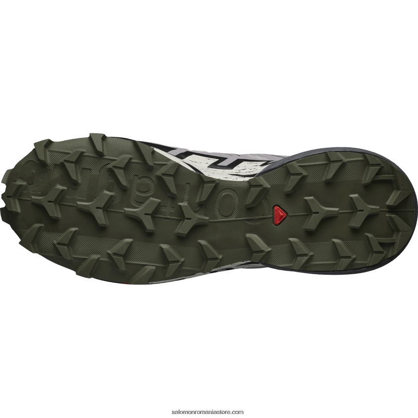 Salomon cenuşă de trandafiri/negru/noapte măsline pantofi de trail de damă - speedcross 6 gore-tex 6D8X2J1515