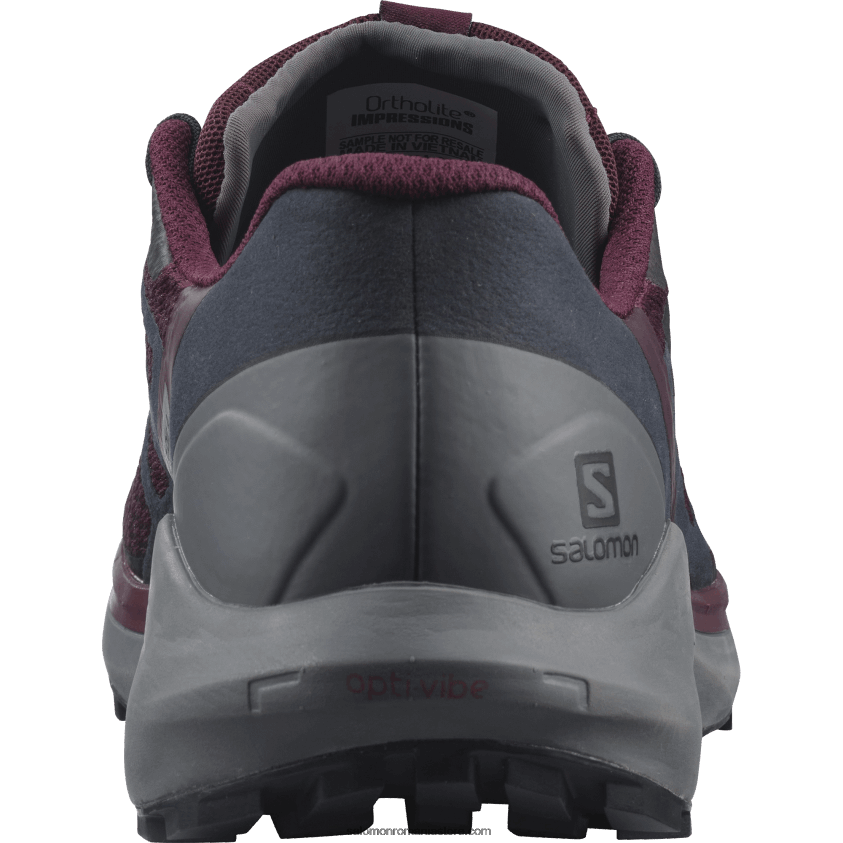 Salomon degustare de vinuri/nuanta linistita/abanos pantofi de alergare trail damă - sense ride 4 6D8X2J1538