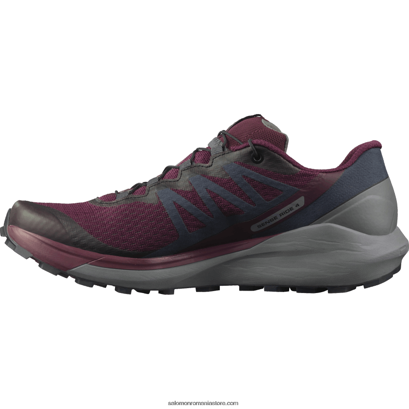 Salomon degustare de vinuri/nuanta linistita/abanos pantofi de alergare trail damă - sense ride 4 6D8X2J1538
