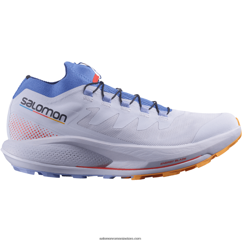 Salomon mov erica/albastru amparo/portocaliu aprins pantofi de trail de damă - pulsar trail pro 6D8X2J1534