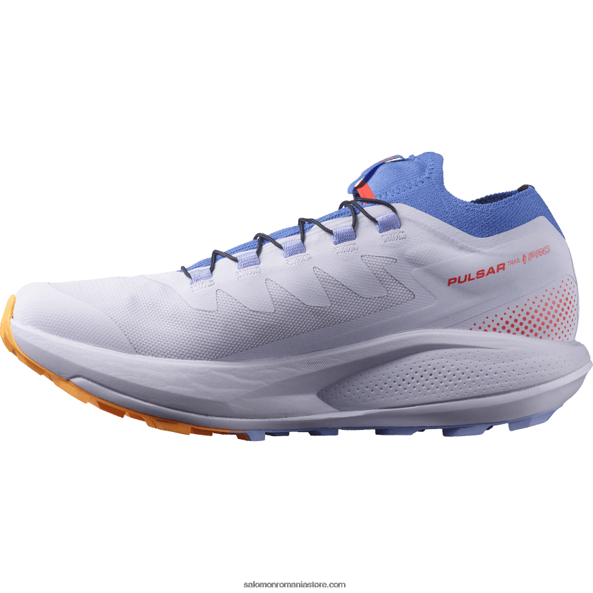 Salomon mov erica/albastru amparo/portocaliu aprins pantofi de trail de damă - pulsar trail pro 6D8X2J1534