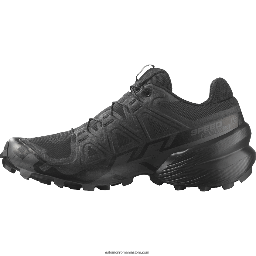 Salomon negru/fantomă pantofi de alergare trail damă - speedcross 6 6D8X2J1507