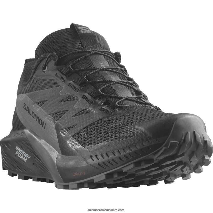 Salomon negru/magnet pantofi de trail de damă - sense ride 5 gore-tex 6D8X2J1527