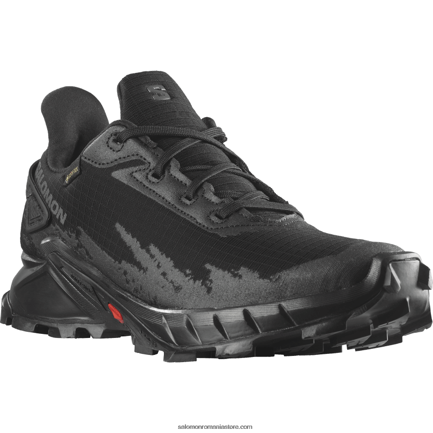 Salomon negru pantofi alergare dama - alphacross 4 gore-tex 6D8X2J1530