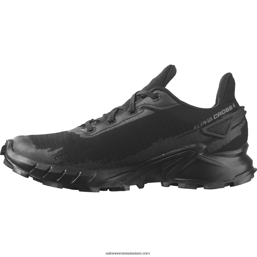 Salomon negru pantofi alergare dama - alphacross 4 gore-tex 6D8X2J1530