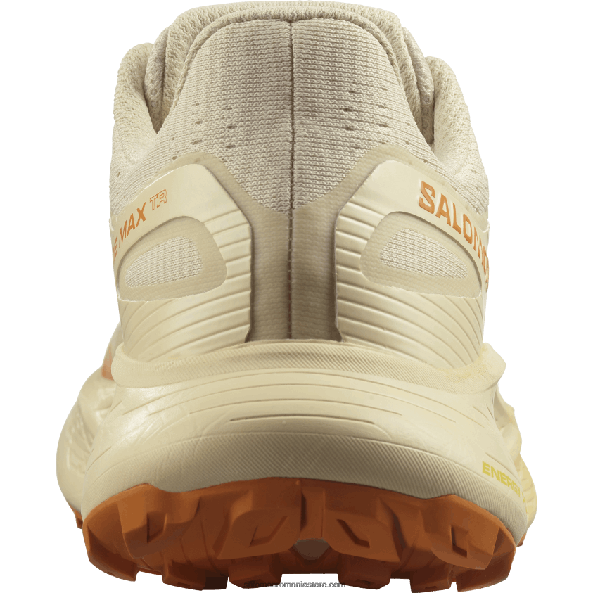 Salomon nisip albit/piersică fragedă/ardei portocaliu pantofi de trail de damă - glide max tr 6D8X2J1499