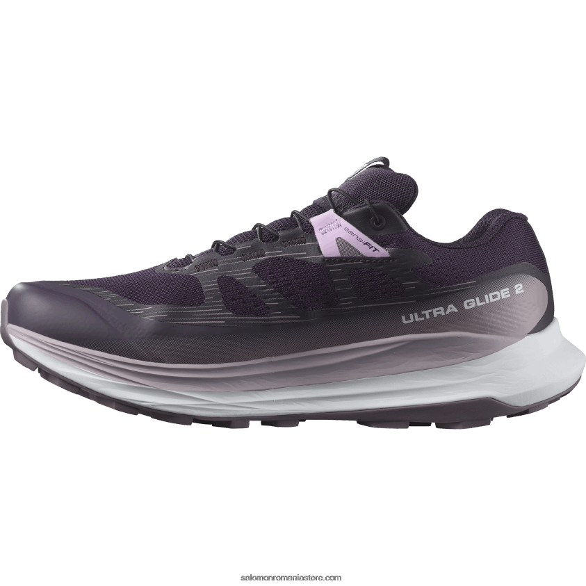 Salomon nuambră/alb/peisaj lunar pantofi de trail de damă - ultra glide 2 gore-tex 6D8X2J1520