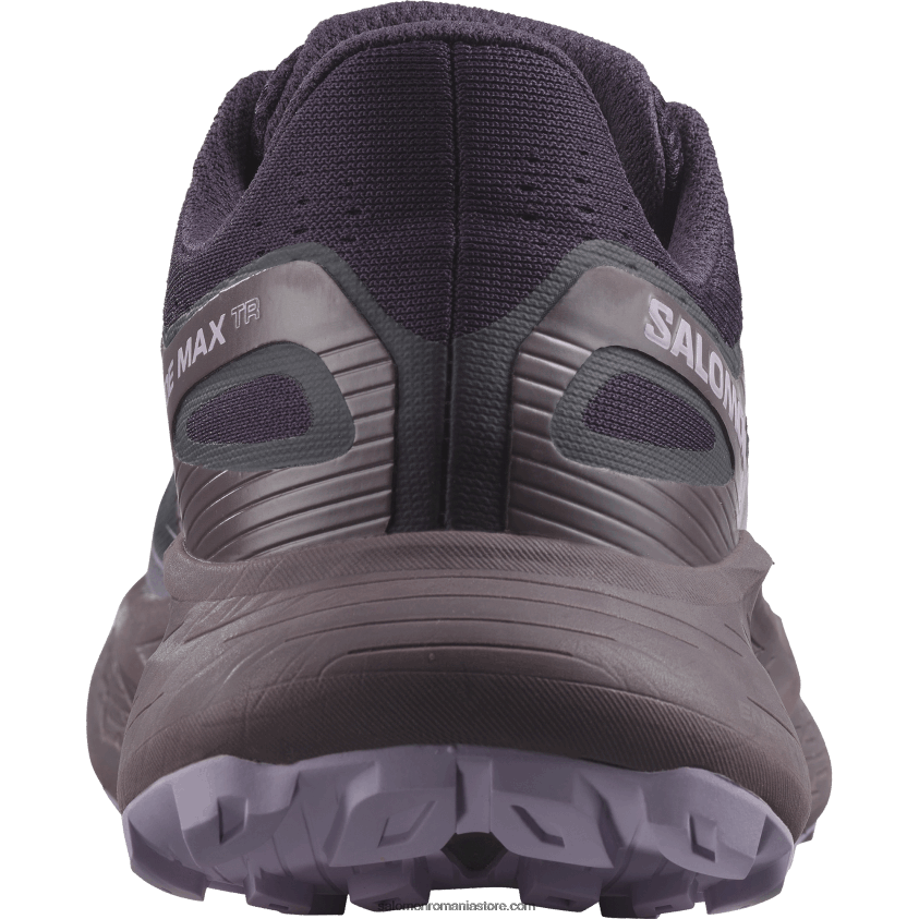 Salomon nuambră/peisaj lunar/flor de orhidee pantofi de trail de damă - glide max tr 6D8X2J1500
