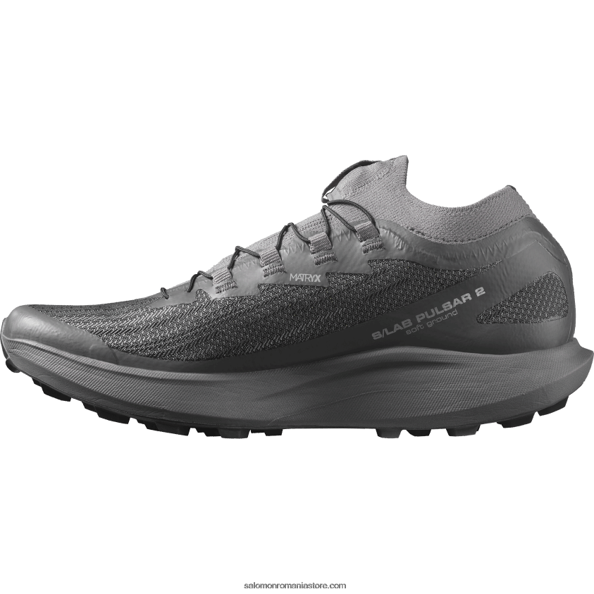 Salomon nuanta linistita/magnet/negru pantofi de trail de damă - s/lab pulsar 2 soft ground 6D8X2J1518