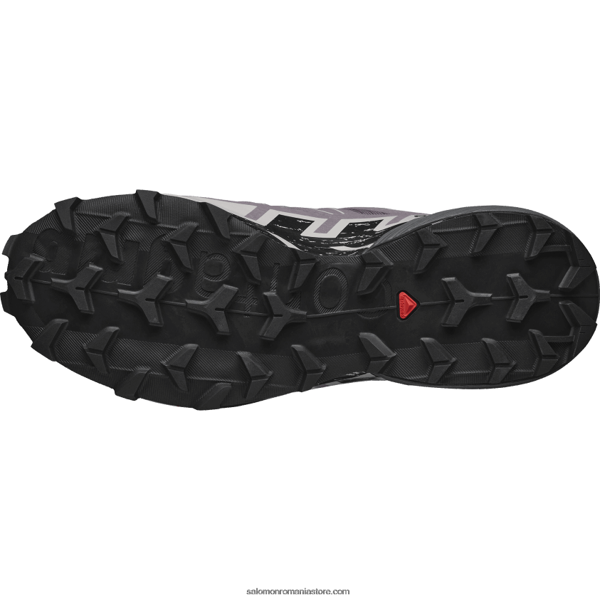 Salomon peisaj lunar/negru/cenusa de trandafiri pantofi de trail de damă - speedcross 6 lățime 6D8X2J1522